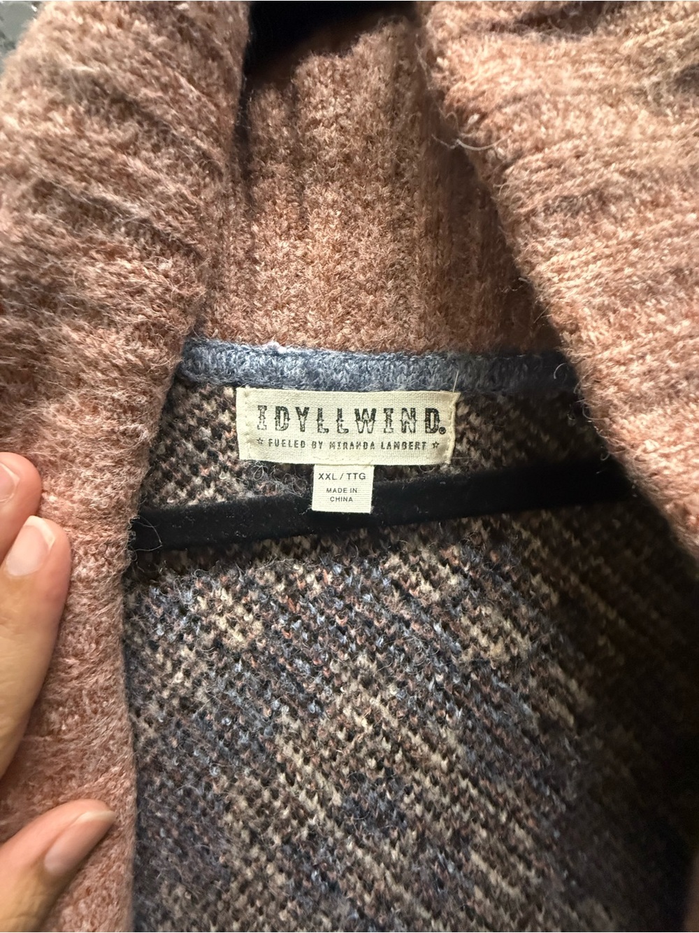 Idyllwind Multi-Color Aztec Open-Front Cardigan Sweater - Picture 3 of 3
